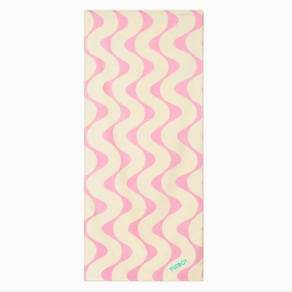 New! FUNBOY anthropologie Poolside Leisure Club Beach Towel